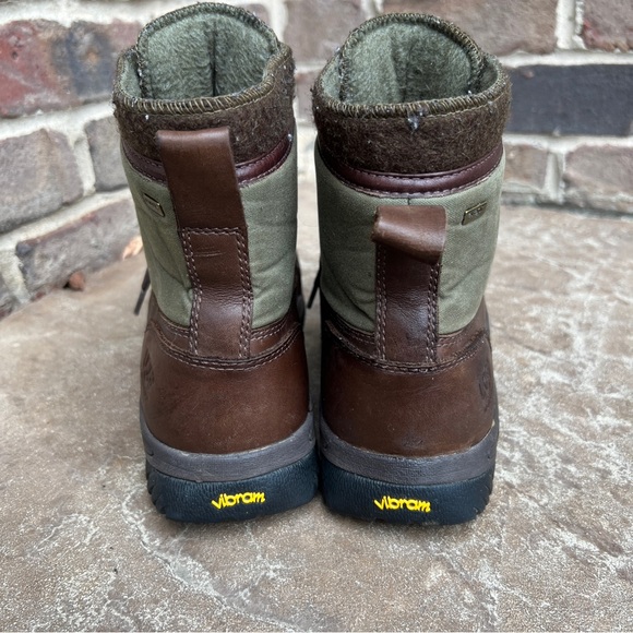UGG Men\'s Brown and Olive Leather Lace-Up Boot main image 4